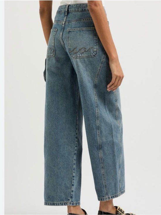 Damson Madder Denim - Damson Madder Dion Cropped Barrel Leg Jeans